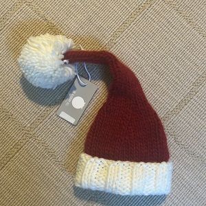 Newborn knit Infant Santa Hat